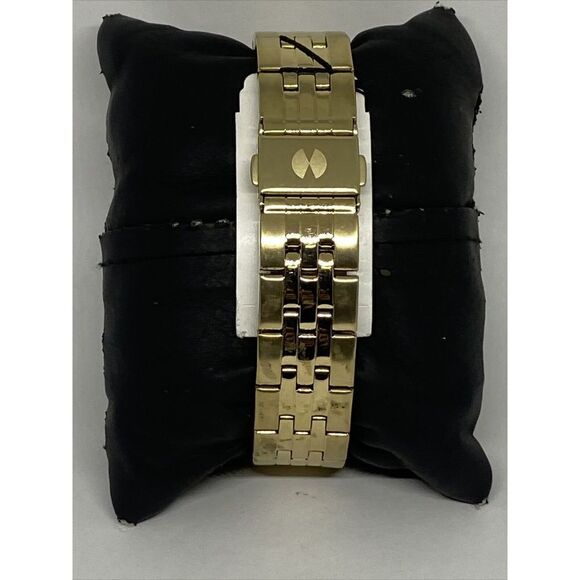 Watch Station WS12002 Men\'s Gold Stainless Steel Analog Dial Quartz Watch EY398